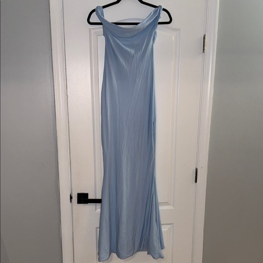 Club L Powder Blue Maxi Dress - Picture 3 of 5